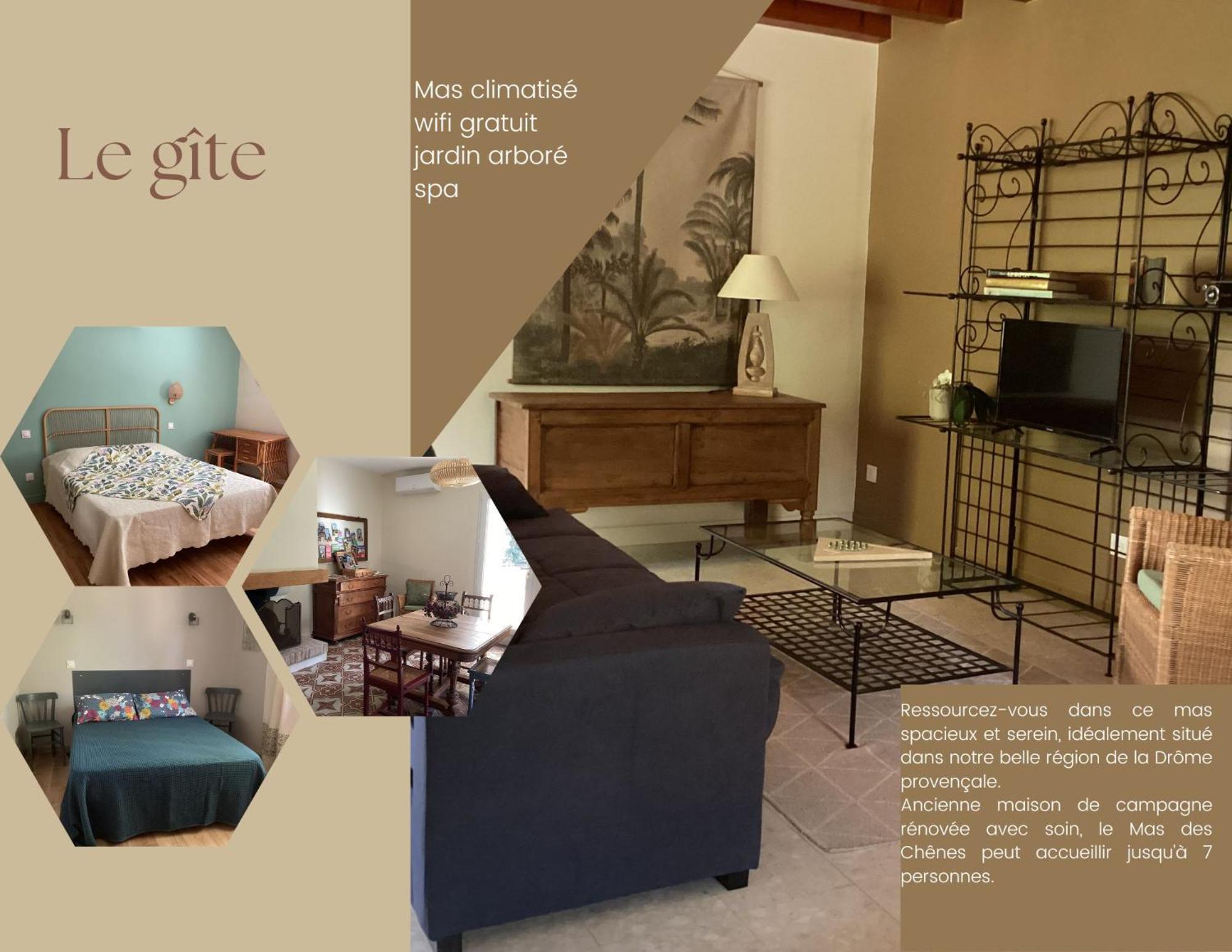 Au Mas Des Chenes Villa La Baume-de-Transit ภายนอก รูปภาพ